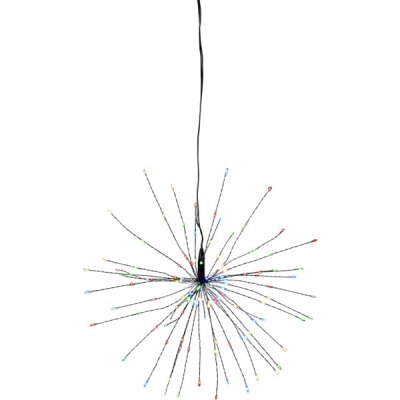 Hängande Dekoration Firework Svart Multi 26x26x26cm