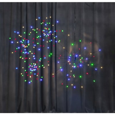 Hängande Dekoration Firework Svart Multi 26x26x26cm