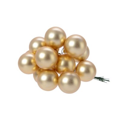 Kulor Tråd 2cm Guld Matt 12-pack