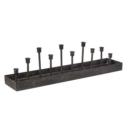 Bordsljusstake 10 ljus 72x16x21cm
