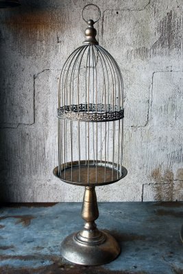 Bur med fat Guld 25x80cm