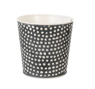 Plåtkruka Beige Grå 13xH13cm