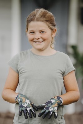 Barnträdgårdshandske Reco Kamoflage