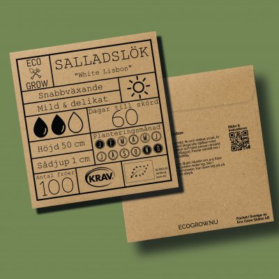 Salladslök White Lisbon, Ekologisk