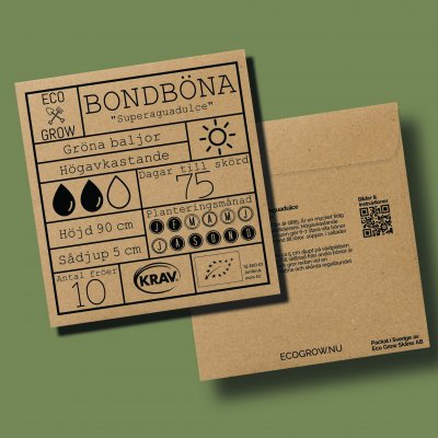 Böna, Bond-, Superaguadulce, Ekologisk