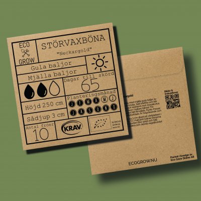 Böna, Störvax-, Neckargold, Ekologisk