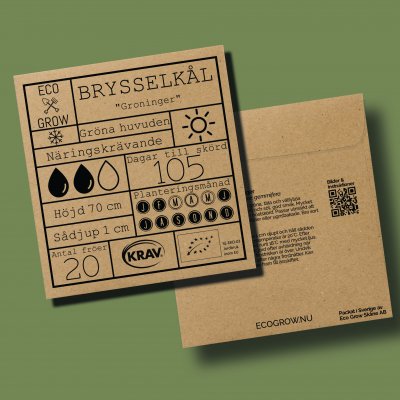Brysselkål, Groninger, Ekologisk