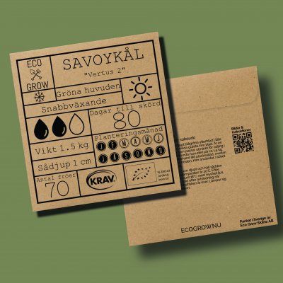 Savoykål, Vertus 2, Ekologisk