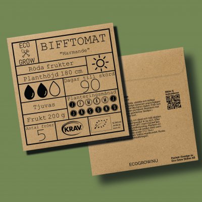 Tomat, Biff-, Marmande, Ekologisk