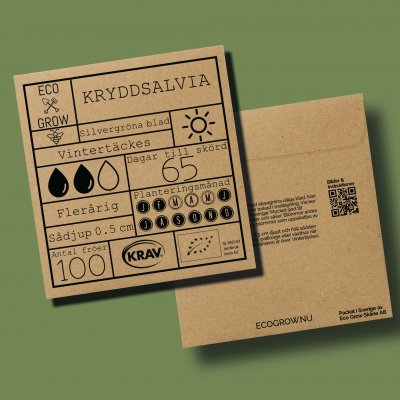 Salvia, Krydd-, Ekologisk