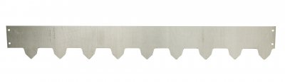 Rabattkantlist 3-pack 119cm Galv