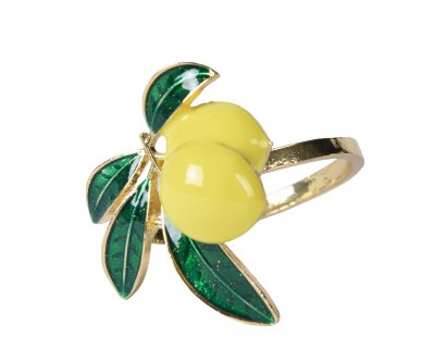 Servettring Citron 4,2x4x4cm