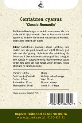 Blåklint Classic Romantic