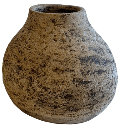 Urna Rustik Sand/Brun 22xH18cm