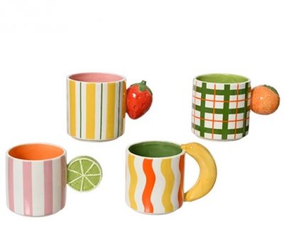 Mugg Frukt Mix 13,6x8,8xH10,2cm