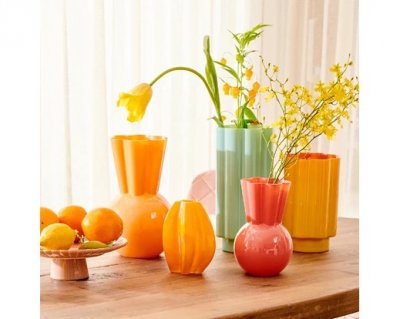 Vas Orange 17,5xH28cm