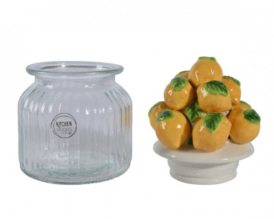 Glasburk Citron 11x11x19cm