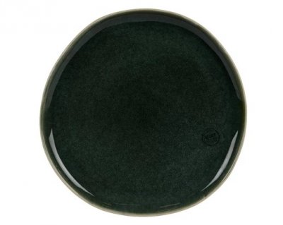 Tallrik Mörkgrön 26x2,1cm
