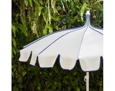 Parasoll Vit / Blå 195xxH215cm