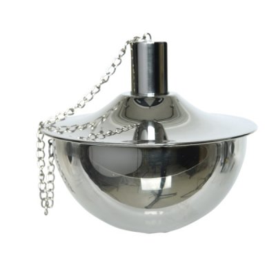Oljelampa Rostfri Silver 14x10cm