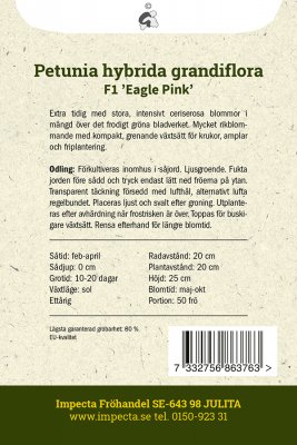 Petunia, F1 Eagle Pink
