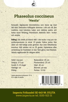 Böna, Rosen-, Hestia