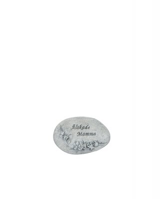 Dekorsten Älskade Mamma Grå 11,5x7,5cm