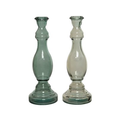 Ljusstake Glas Mix H20cm