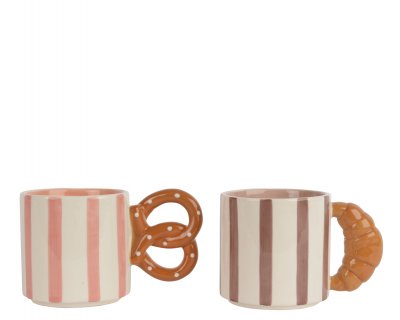 Mugg Rosa Mix 13,5x.9xH10cm
