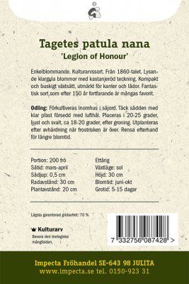 Tagetes, Sammets-, Legion Of Honour