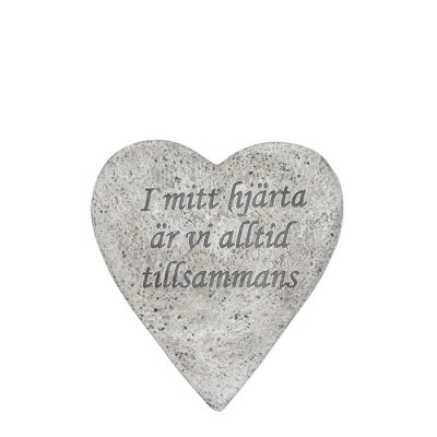 Dekorations Hjärta I mitt hjärta är vi alltid tillsammans 18,8x17,2cm