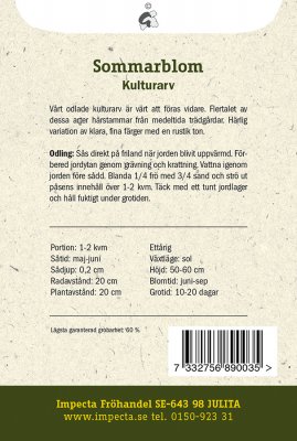 Blomsterblandning, 'Kulturarv'