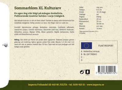 Blomsterblandning XL, Kulturarv