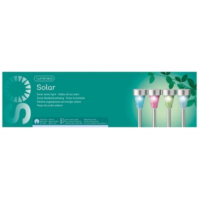 Solcell LED Lampa Mosaik Mix 39cm