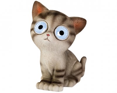 Solcell LED Katt Mix 16cm