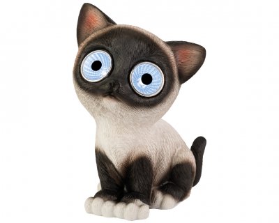 Solcell LED Katt Mix 16cm
