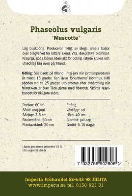 Böna, Bryt-, Mascotte