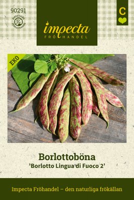Böna, Borlotto-, Borlotto Lingua di Fuoco 2, Ekologisk