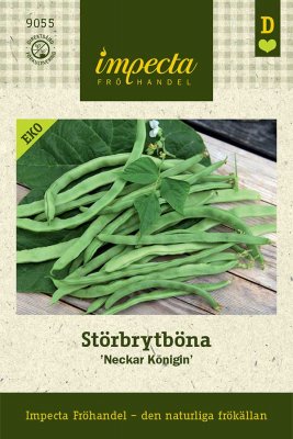 Böna, Störbryt-, 'Neckar Königin', Ekologisk