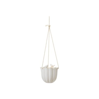Kruka Ampel Bonnie Vit 17x18,5cm