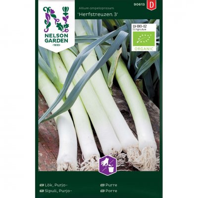 Lök, Purjo-, Herfstreuzen 3, Ekologisk