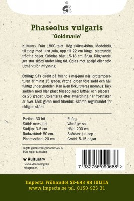 Böna, Störskärvax-, 'Goldmarie'