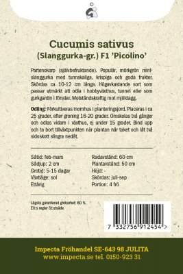 Växthusgurka F1 Picolino