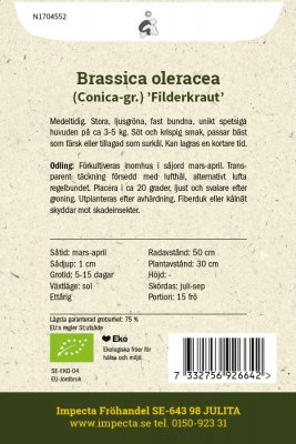 Spetskål Filderkraut