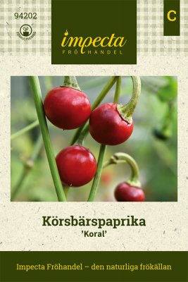Körsbärspaprika Koral