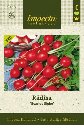 Rädisa, 'Scarlet Globe', Ekologisk