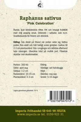 Rädisa, 'Pink Celebration'
