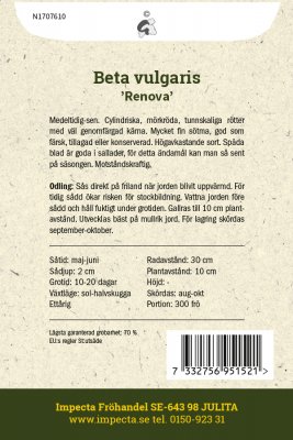 Rödbeta Renova