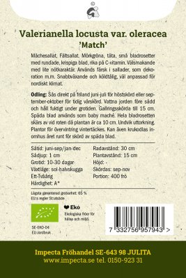 Sallat, Vinter-, Match