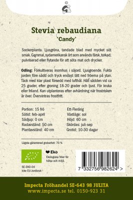 Sötflockel, 'Candy', Ekologisk